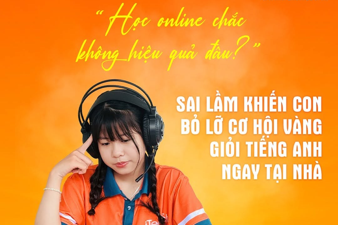 Học tiếng Anh online cho trẻ em