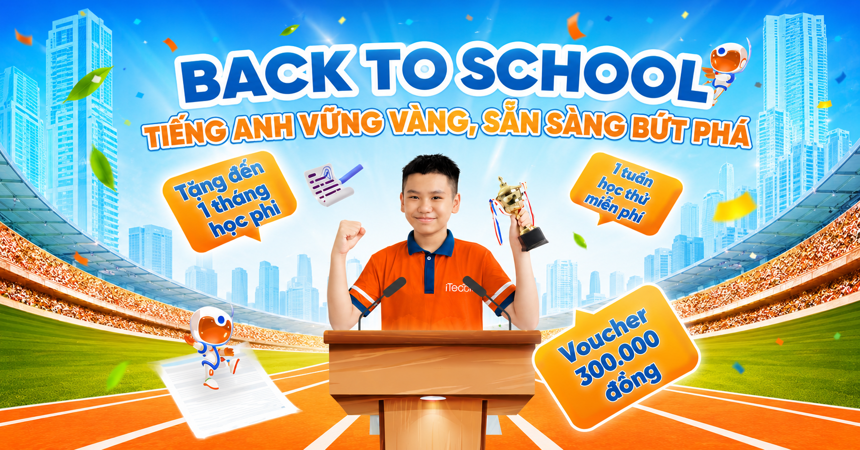 Chương trình ưu đãi Back to School dành cho học viên mới tại iTeach
